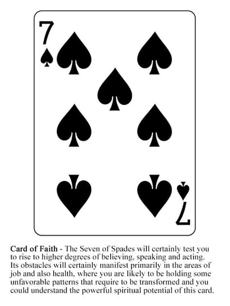 seven of spades|7 of Spades Tarot Meaning: A Guide to Understanding Its .